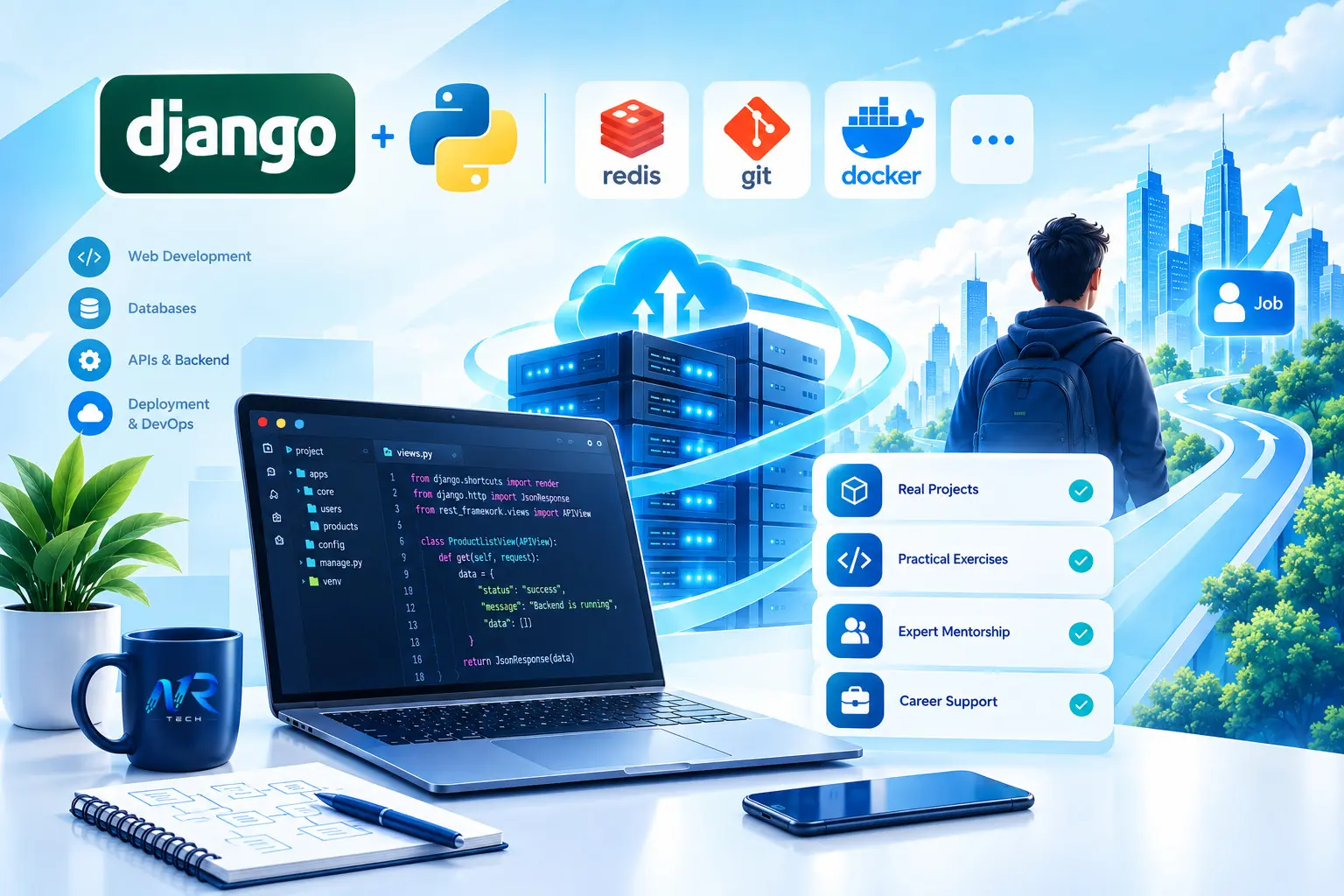 دوره توسعه بک اند با Django